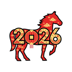 Horse 2026 chinese new year zodiac celebration lantern art