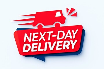 Next day delivery service with fast moving van