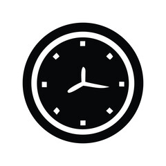 Minimalist Silhouette Icon of a Forklift Truck in a Square Frame, Representing Logistics and Warehousing Operations