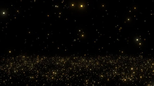 gold sparkles dust awards background decoration element