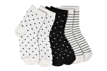 Three pairs of socks