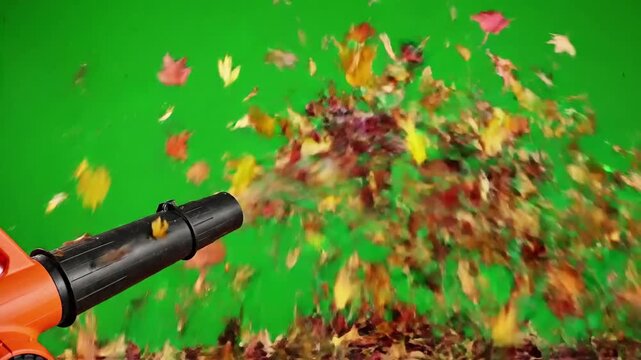 Leaf Stormy Vortex with leaf blower blowing leaves along effect videos Mission Cordless Power Tools style featuring leaf blower,