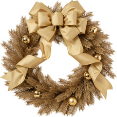 Luxury Christmas Wreath Collection on White Background