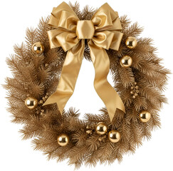 Luxury Christmas Wreath Collection on White Background