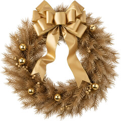 Luxury Christmas Wreath Collection on White Background