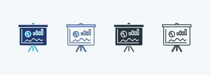 Analytics Multiple Style Icon Collection