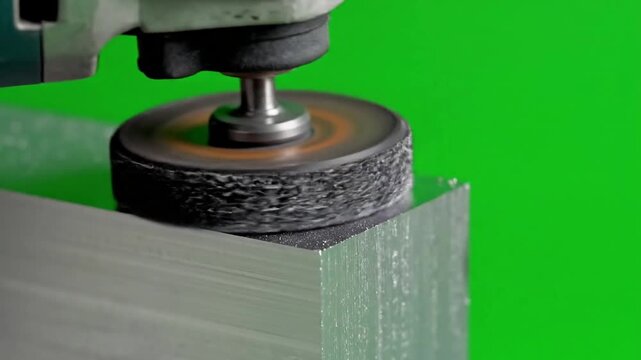 Metallic deburring motion with sparks and particles with rotary tool deburring with rotary effect videos Mission Cordless Power Tools