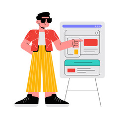 UI Prototyping PNG image on Transparent Background.