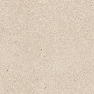 Paper &ndash; natural beige seamless texture background. Blank recycled light brown kraft cardboard packaging sheet.