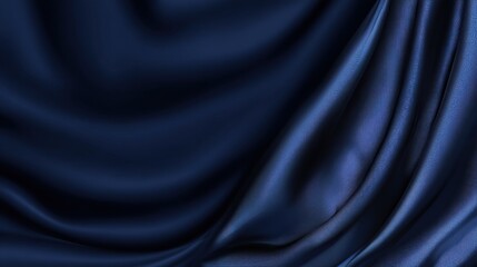 Fototapeta premium Elegant fabric texture abstract minimalist vector illustration, dark blue background, smooth curves, bright lighting, clear focus, high resolution, high quality