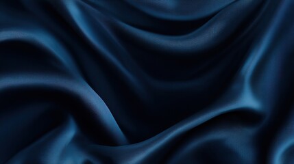 Fototapeta premium Elegant fabric texture abstract minimalist vector illustration, dark blue background, smooth curves, bright lighting, clear focus, high resolution, high quality