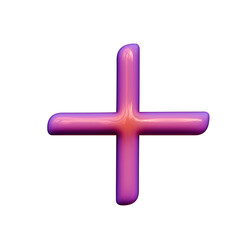 Obraz premium Alphabet number and symbol 3D Word Title Luminous Minty Digital Sphere