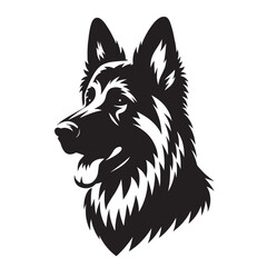 The Shape of a Good Dog  or dog silhouette