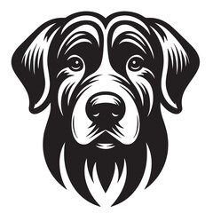 The Shape of a Good Dog  or dog silhouette