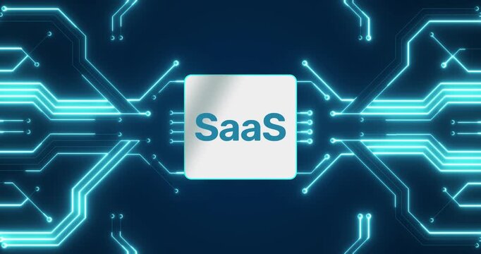 SaaS - Software as a Service on a circuit board
