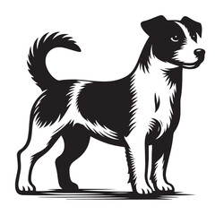 The Shape of a Good Dog  or dog silhouette