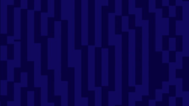 Dark blue abstract geometric background video with layered rectangular shapes and modern digital pattern ideal for technology corporate intro motion design