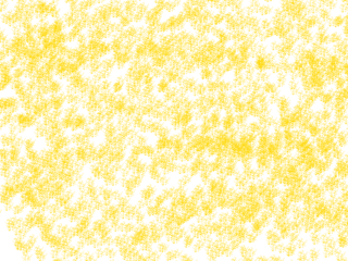Abstract pattern of yellow particles on a black background illustration