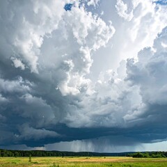 Dramatic storm clouds over a field (1)