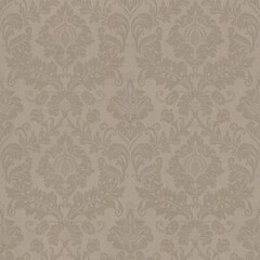Beige Damask Fabric Texture