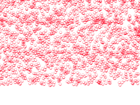 Red circular abstract pattern on a black background illustration - Powered by Adobe