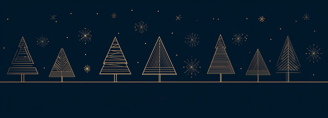 Christmas background. Winter banner