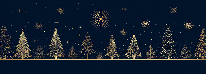 Christmas background. Winter banner