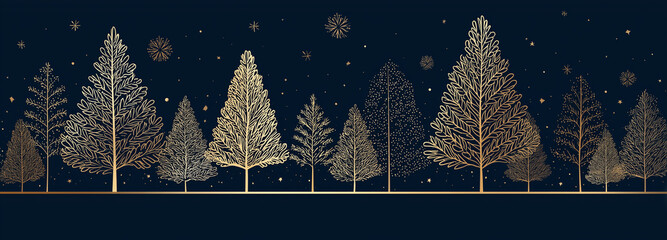 Christmas background. Winter banner