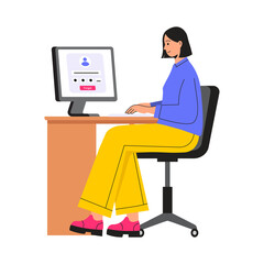 Login Security PNG image on Transparent Background.