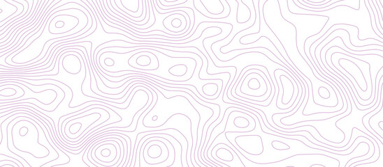 Abstract topographic wavy design. seamless flowing curve lines on white background. minimal contour line art pattern. terrain lines background. elevation contour map inspired vector design.