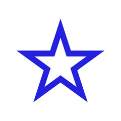 Obraz premium ​Abstract Grainy Gradient Star PNG. Single Five Pointed Star Icon with Retro Noise Texture. Trending Y2K Aesthetic Design Element for UI/Web Graphic