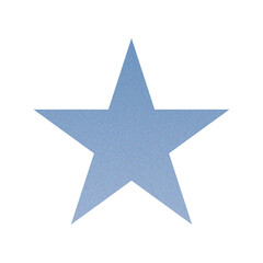 ​Abstract Grainy Gradient Star PNG. Single Five Pointed Star Icon with Retro Noise Texture. Trending Y2K Aesthetic Design Element for UI/Web Graphic
