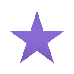 ​Abstract Grainy Gradient Star PNG. Single Five Pointed Star Icon with Retro Noise Texture. Trending Y2K Aesthetic Design Element for UI/Web Graphic
