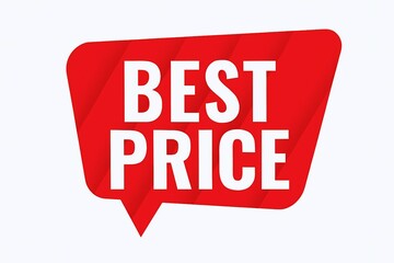 Fototapeta premium Best price offer sign