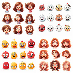 seamless pattern with funny cartoon animals