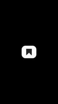 Save This Bookmark Animation &ndash; Vertical 4K UI Button &ndash;Transparent background 4K