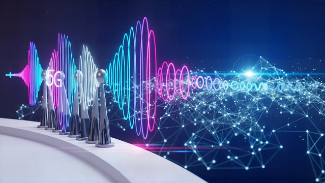 5g technology driving global connectivity with high-speed wireless network - Powered by Adobe