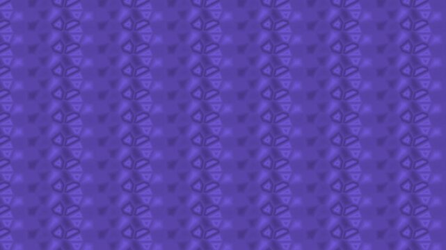 Seamless looping abstract background featuring soft geometric shapes that continuously morph and transform. The smooth purple pattern creates a dynamic yet subtle texture motion.