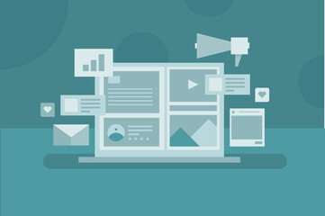 Business promoting official website through SEO, social media advertising, email campaign and content marketing to reach quality audience.