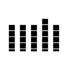 Vertical calendar columns leap variation silhouette vector illustration