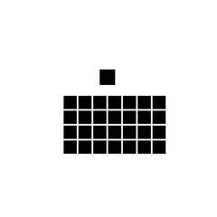 Floating calendar time tiles vector illustration