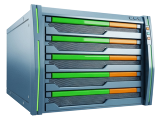Isolated digital server cabinet, data center network equipment for information processing