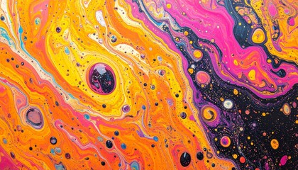 abstract background with colorful circles