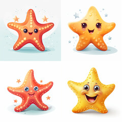 set of starfish
