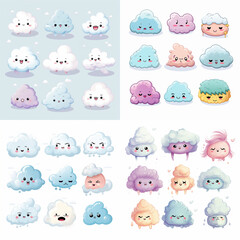 seamless pattern with funny animals