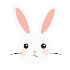 Obraz premium The Chinese Zodiac is depicted in a modern flat design icon featuring a rabbit
