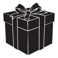  Birthday Gift box silhouette