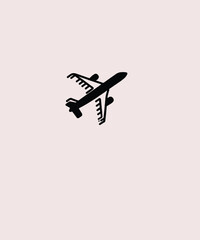 airplane icon vector