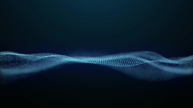 Abstract fluid particle background, 4K high-definition video, suitable for creating subtitles.