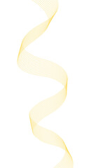 Abstract golden lines wave background 